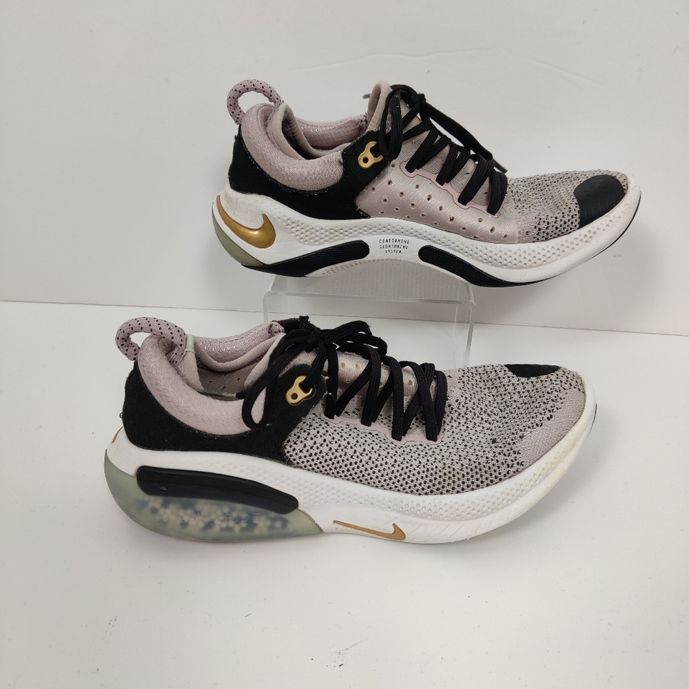 Nike Joyride Run Flyknit Pink and Black Women's Shoes Size 7 Athletic Activewear